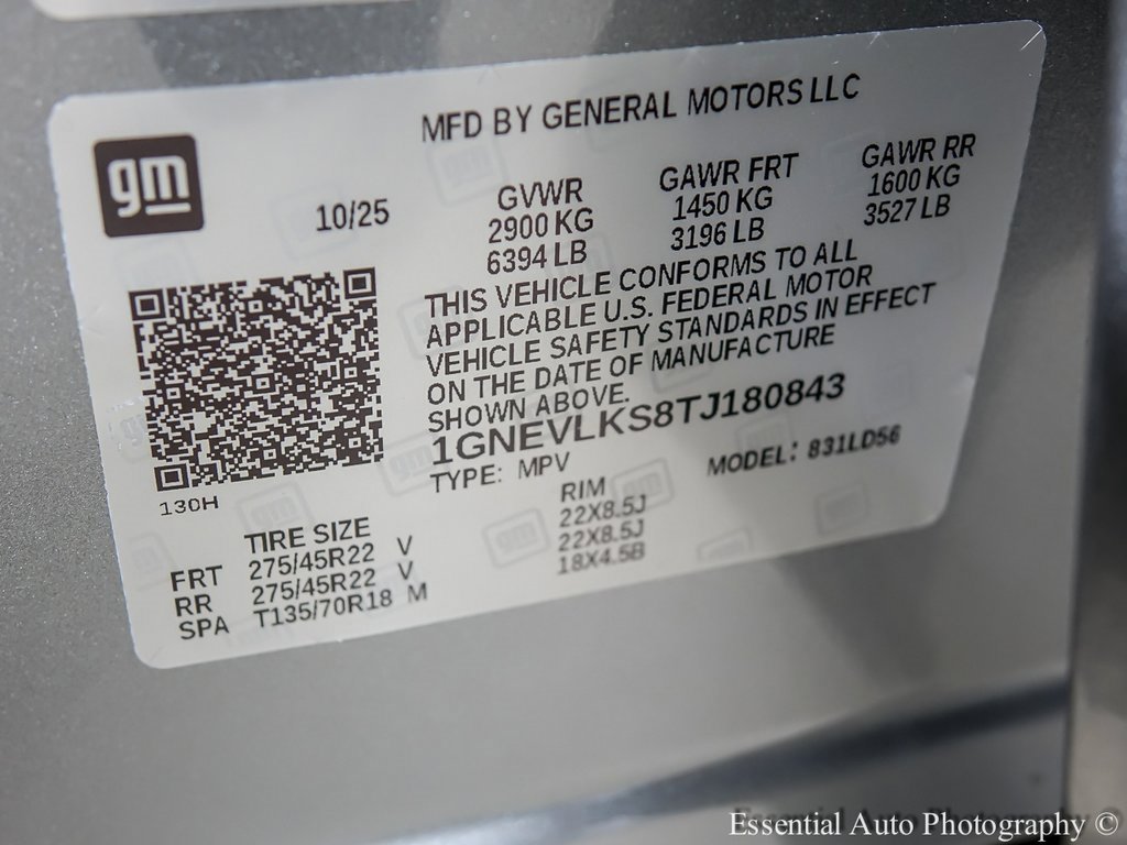 New 2026 Chevrolet Traverse RS w/ LPO, Floor Liner Package image 26