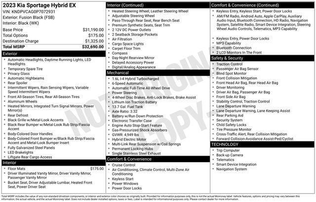 Certified 2023 Kia Sportage EX AWD/4WD image 35
