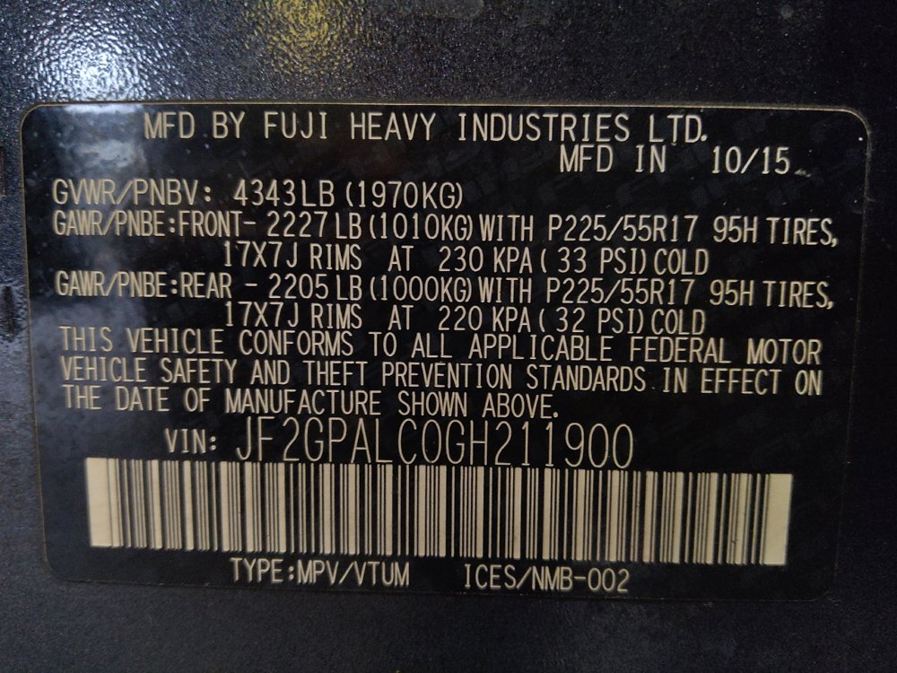 Used 2016 Subaru Crosstrek 2.0i Limited image 33