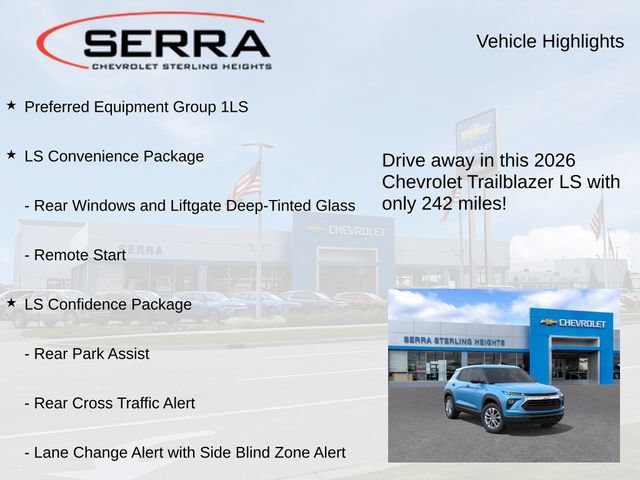 New 2026 Chevrolet TrailBlazer LS w/ LS Convenience Package FWD image 7