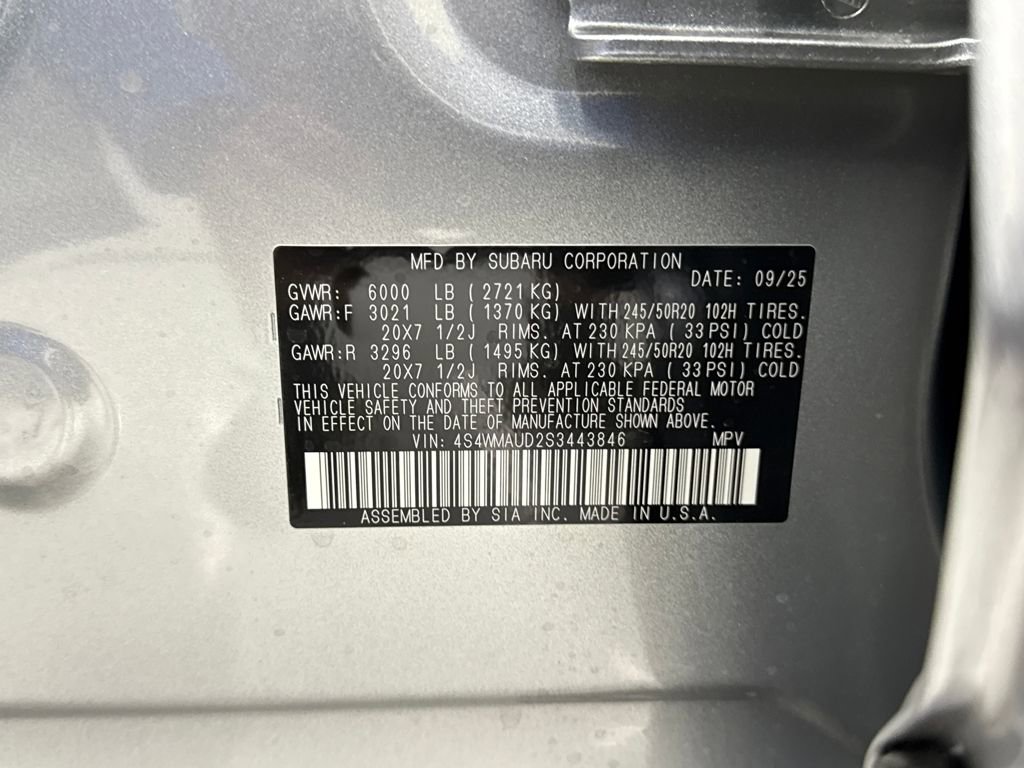 New 2025 Subaru Ascent Touring image 29