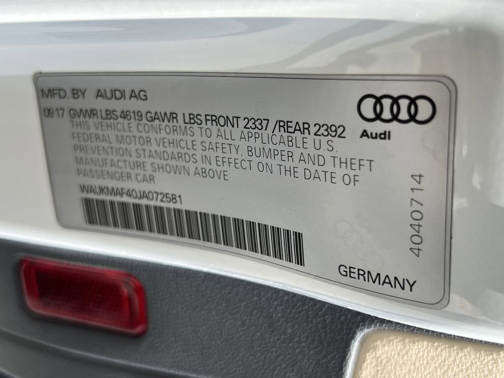 Used 2018 Audi A4 2.0T Ultra Premium FWD image 29