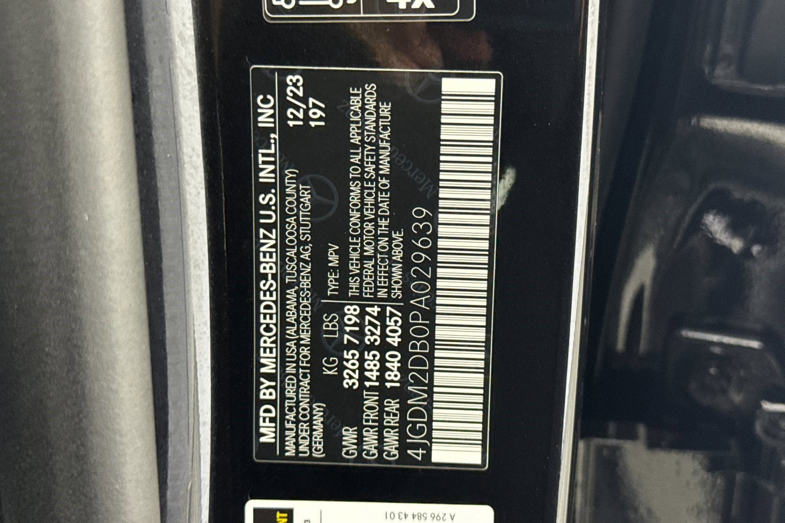 Certified 2023 Mercedes-Benz EQS 450+ SUV image 20