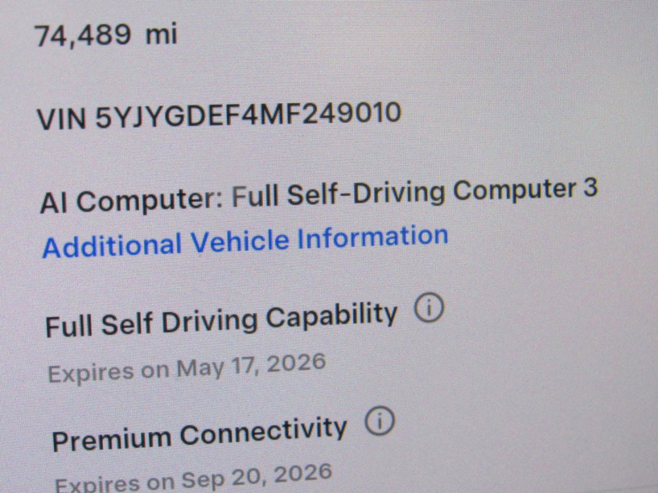 Used 2021 Tesla Model Y Performance AWD/4WD image 8