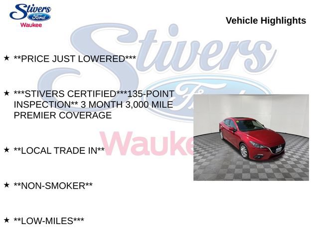 Used 2016 MAZDA MAZDA3 i Touring w/ Popular Equipment Package FWD image 9