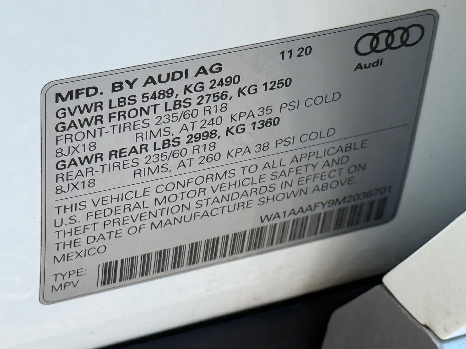 Used 2021 Audi Q5 2.0T Premium w/ Convenience Package AWD/4WD image 25
