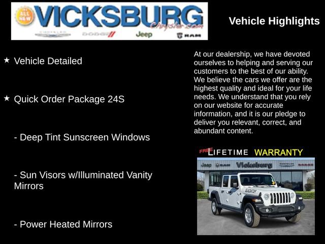 Used 2020 Jeep Gladiator Sport w/ Quick Order Package 24S image 19