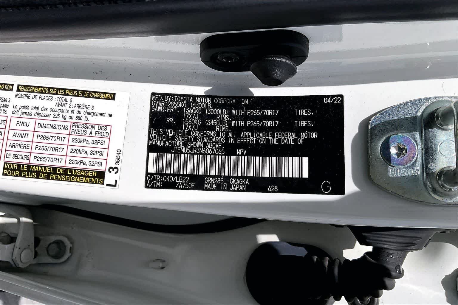 Used 2022 Toyota 4Runner SR5 Premium AWD/4WD image 20