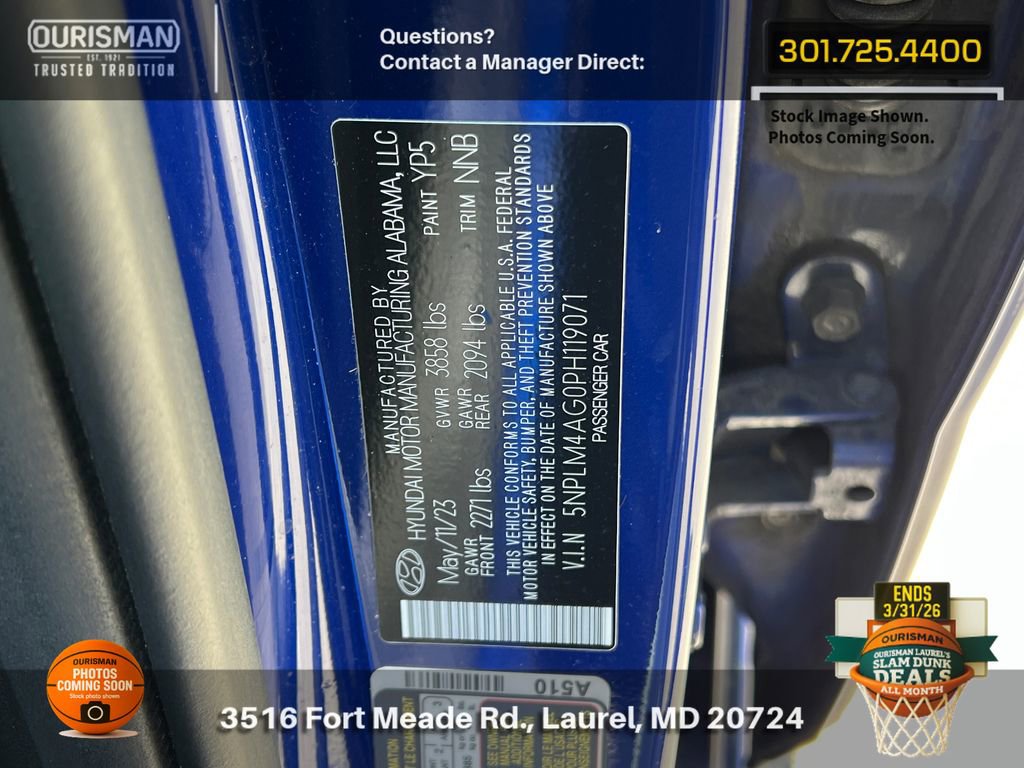 Certified 2023 Hyundai Elantra SEL w/ Preferred Accessory Package image 25