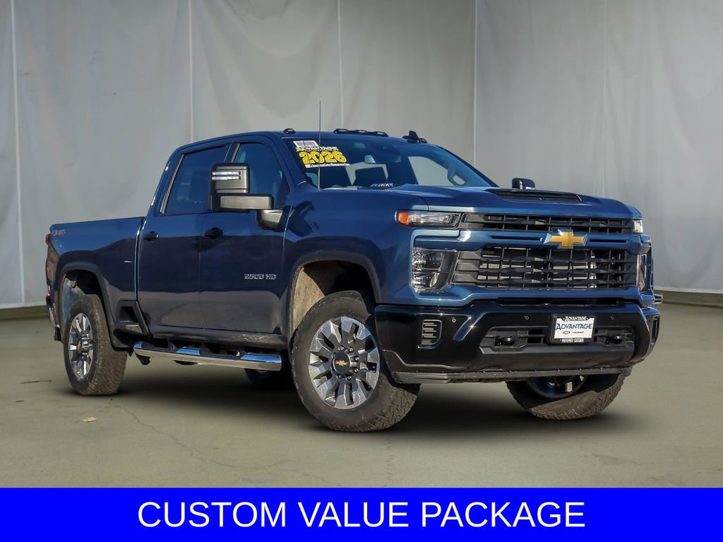 New 2026 Chevrolet Silverado 2500 Custom w/ Custom Value Package AWD/4WD image 2