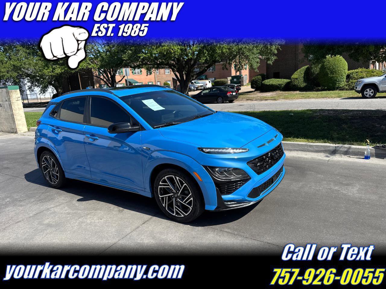 Used 2022 Hyundai Kona N Line w/ Tech Package FWD image 1