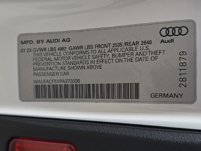 Used 2023 Audi A5 2.0T Premium Plus w/ Premium Plus AWD/4WD image 39