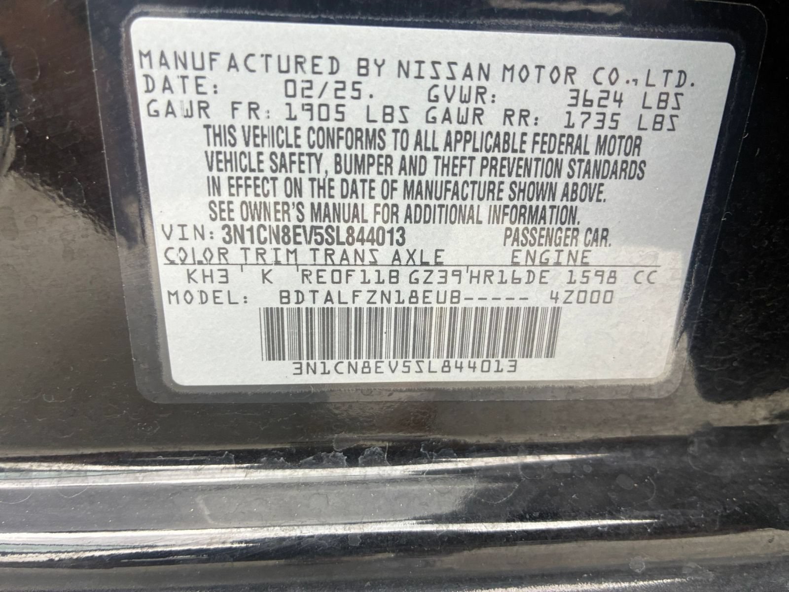 Used 2025 Nissan Versa SV FWD image 26