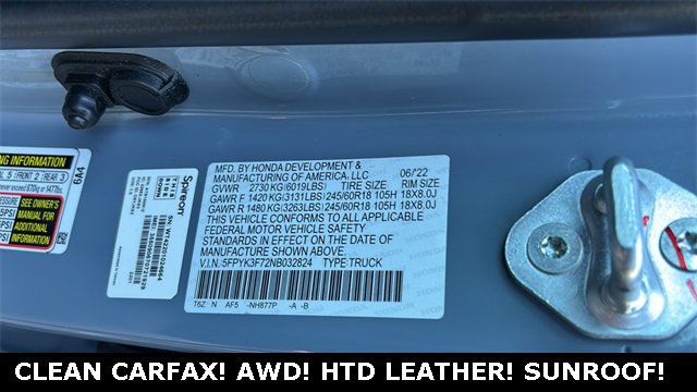 Used 2022 Honda Ridgeline RTL-E image 36