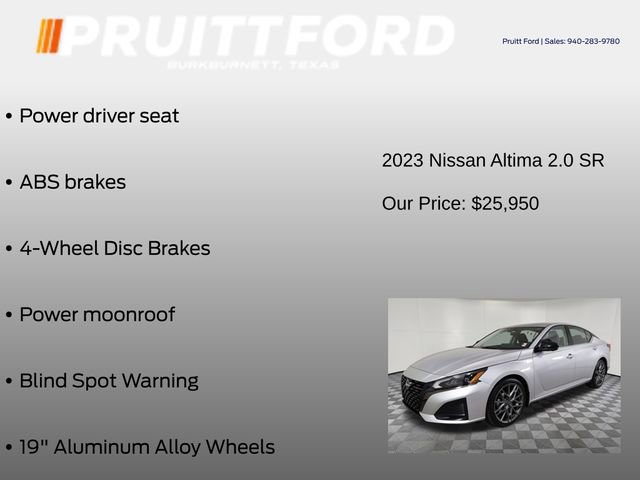 Used 2023 Nissan Altima 2.0 SR image 13