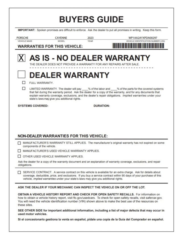 Used 2023 Porsche Cayenne image 33