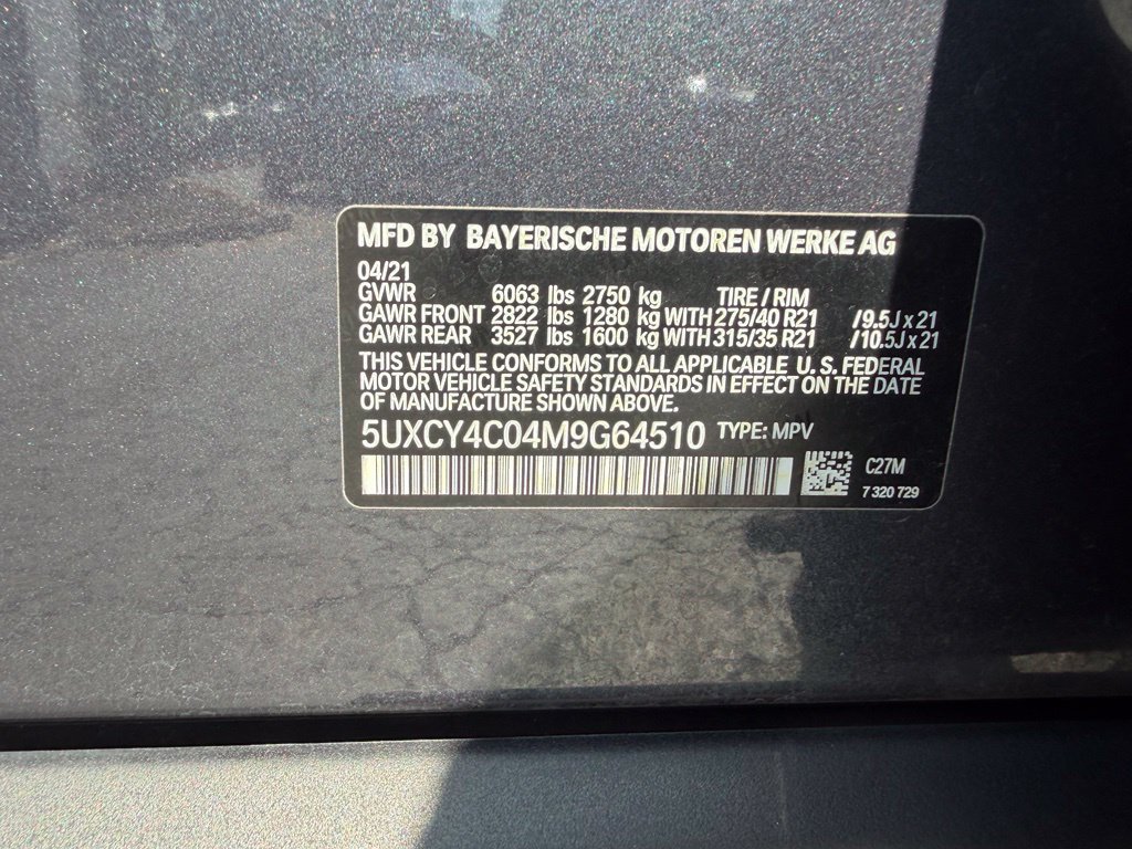 Used 2021 BMW X6 sDrive40i w/ Premium Package 2 RWD image 32