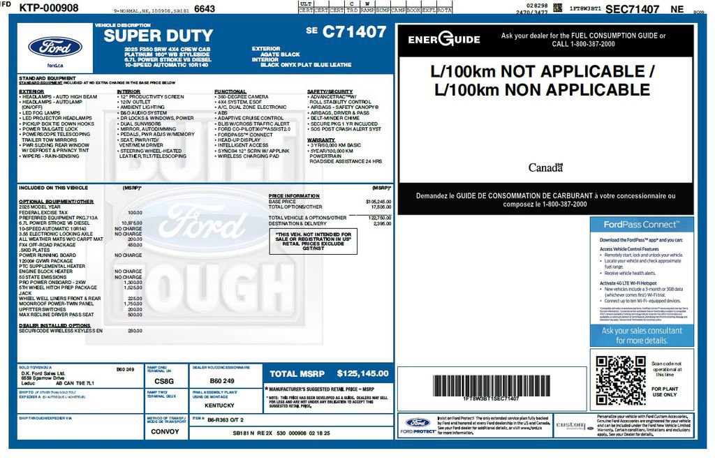 Used 2025 Ford F350 Platinum AWD/4WD image 2