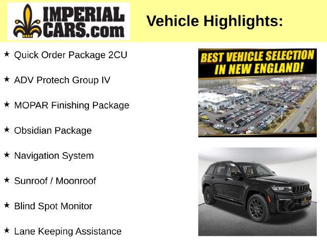 Used 2026 Jeep Grand Cherokee Summit w/ Obsidian Package AWD/4WD image 3