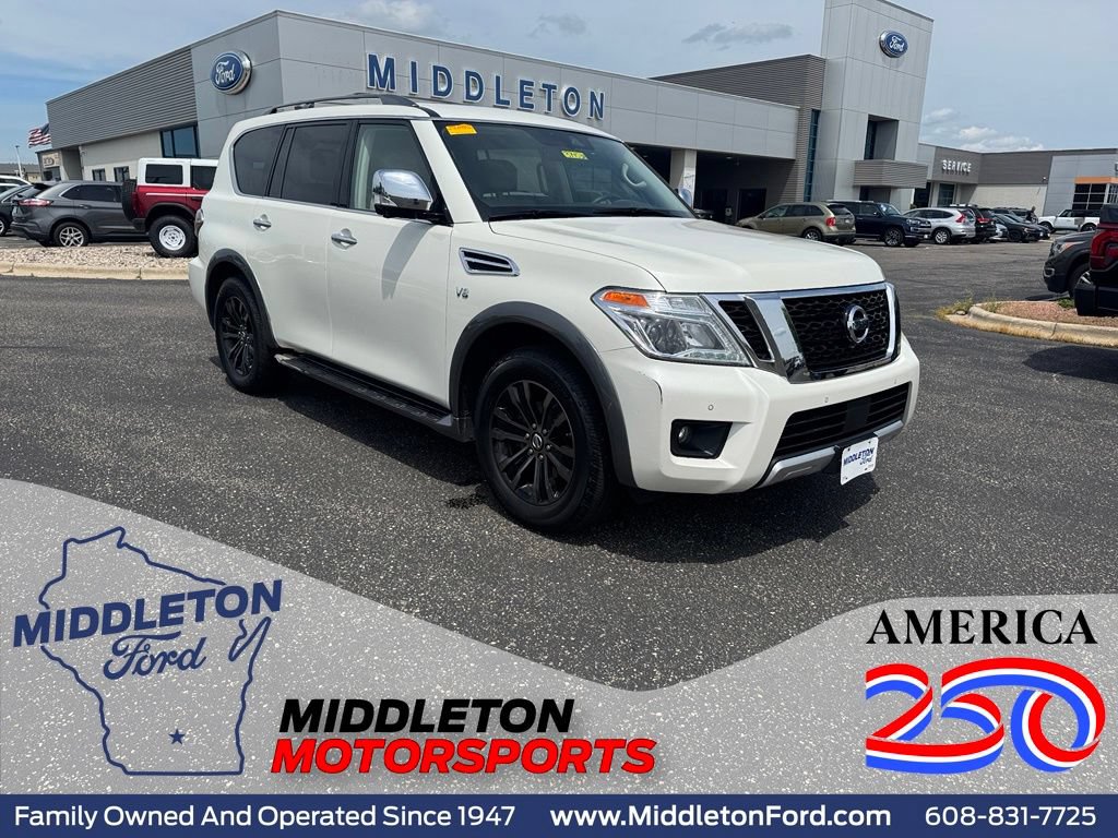 Used 2018 Nissan Armada Platinum w/ Captain Seat Package AWD/4WD image 1