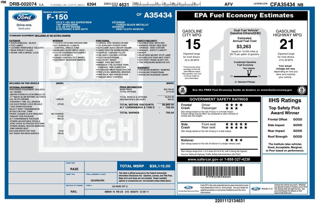 Used 2012 Ford F150 XLT w/ XLT Convenience Pkg RWD image 21