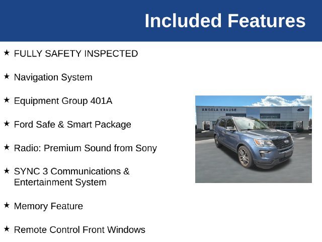 Used 2019 Ford Explorer Sport w/ Equipment Group 401A AWD/4WD image 5