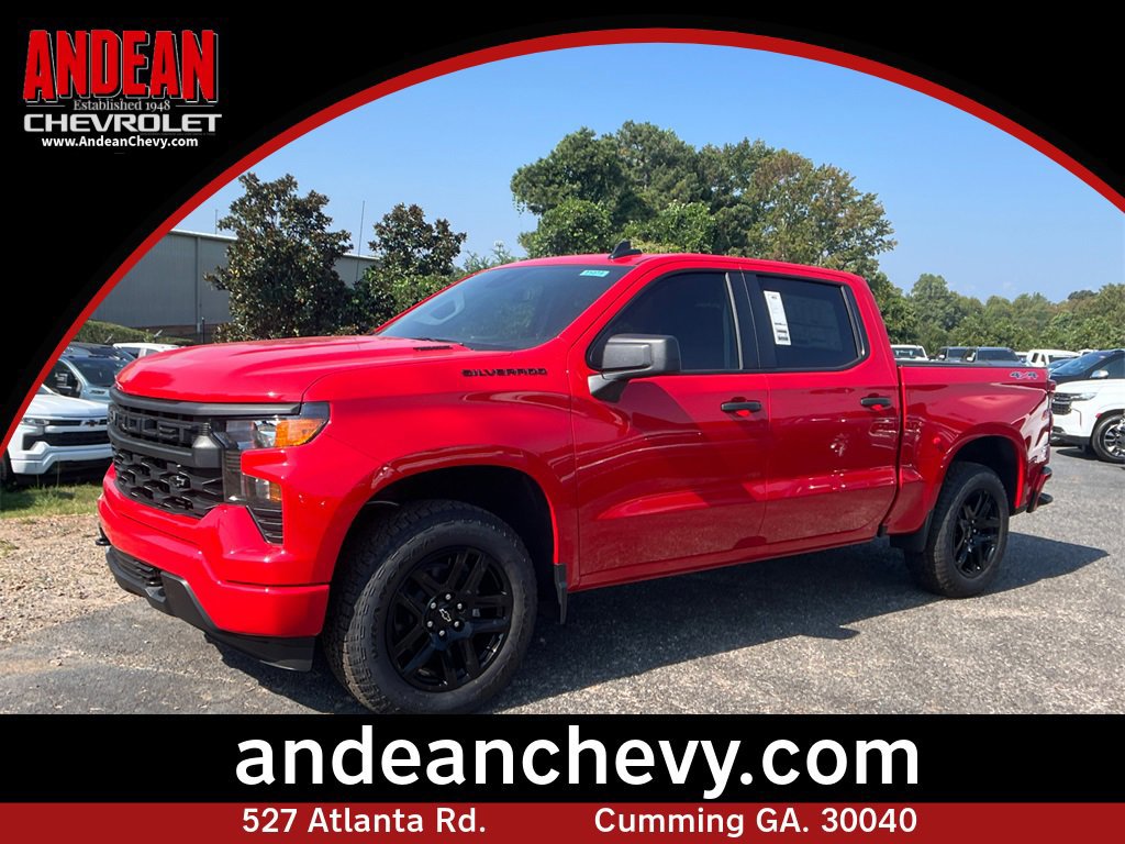 New 2026 Chevrolet Silverado 1500 Custom w/ Turbomax Blackout Package