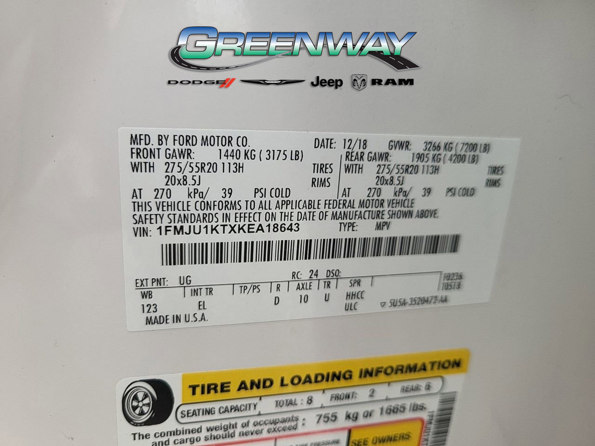 Used 2019 Ford Expedition Limited w/ Driver Assistance Package image 34