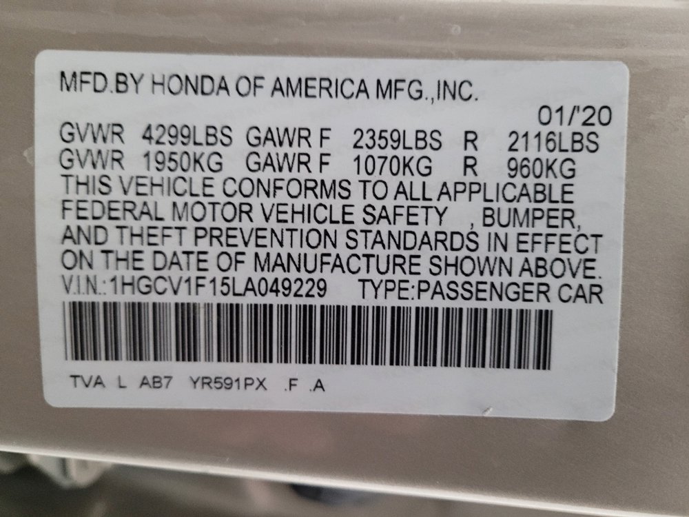 Used 2020 Honda Accord LX image 33