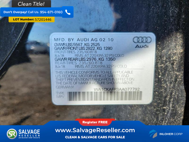 Used 2010 Audi Q5 3.2 Premium AWD/4WD image 17