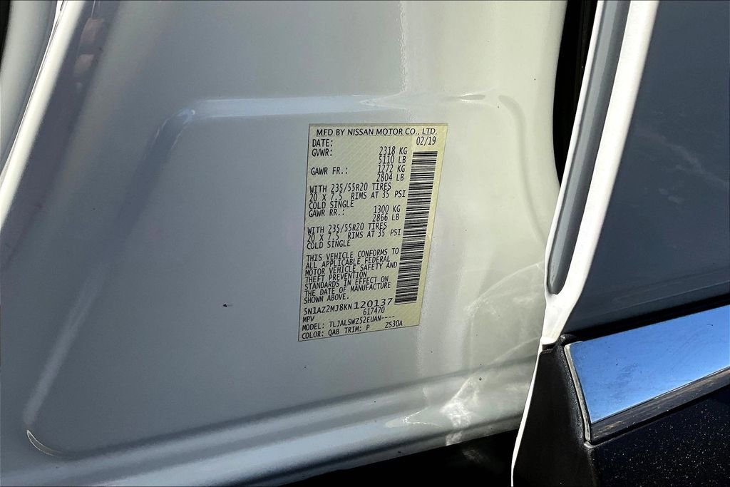 Used 2019 Nissan Murano Platinum w/ Cargo Package FWD image 20