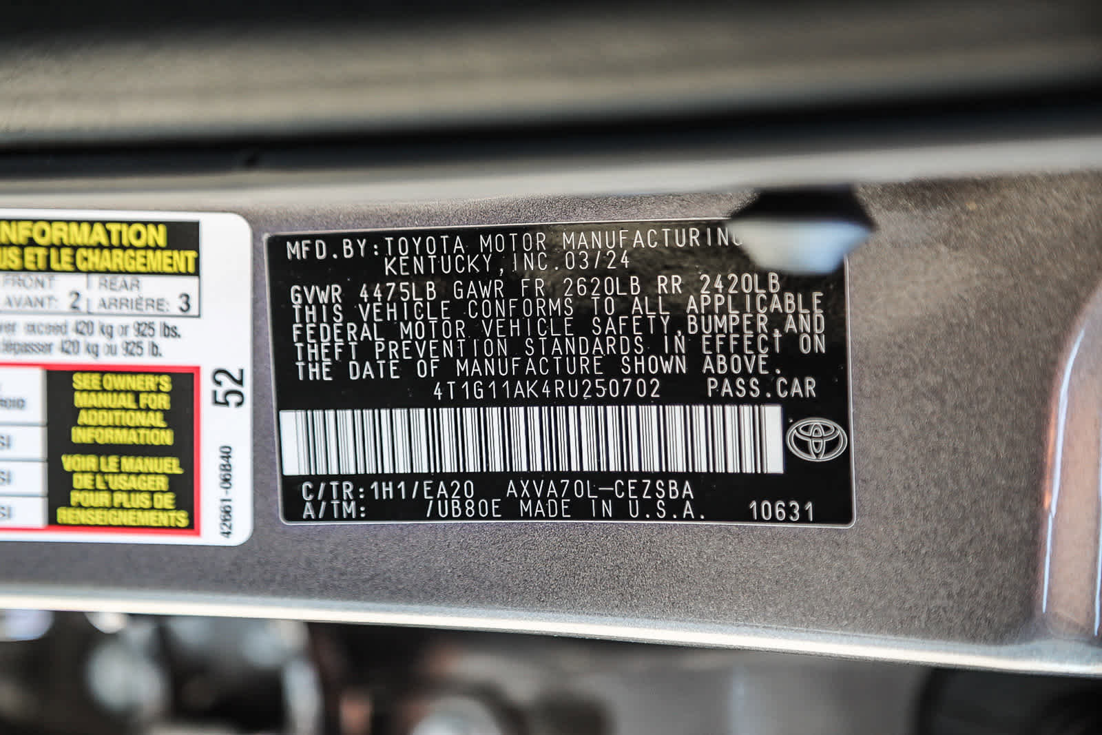 Certified 2024 Toyota Camry SE image 28