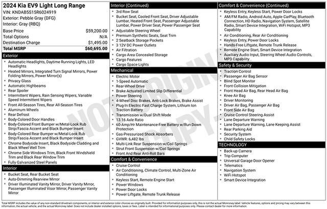 Used 2024 Kia EV9 Light Long Range image 18