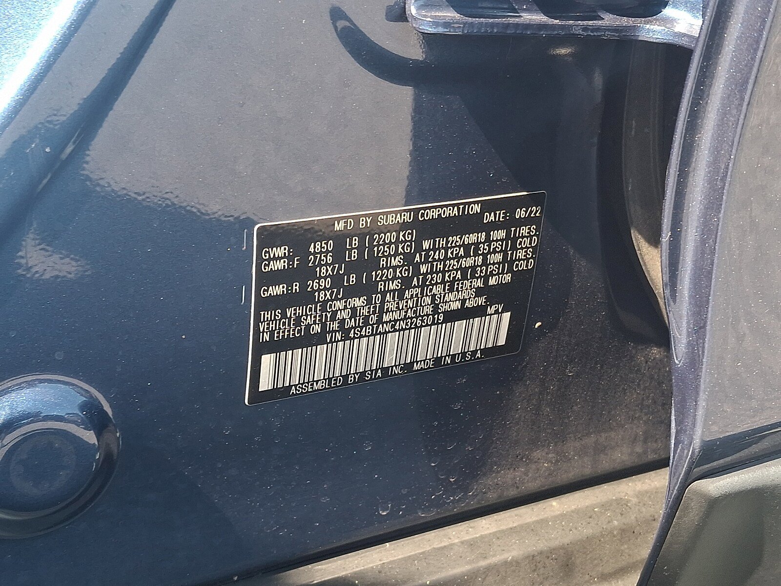 Used 2022 Subaru Outback Limited image 25