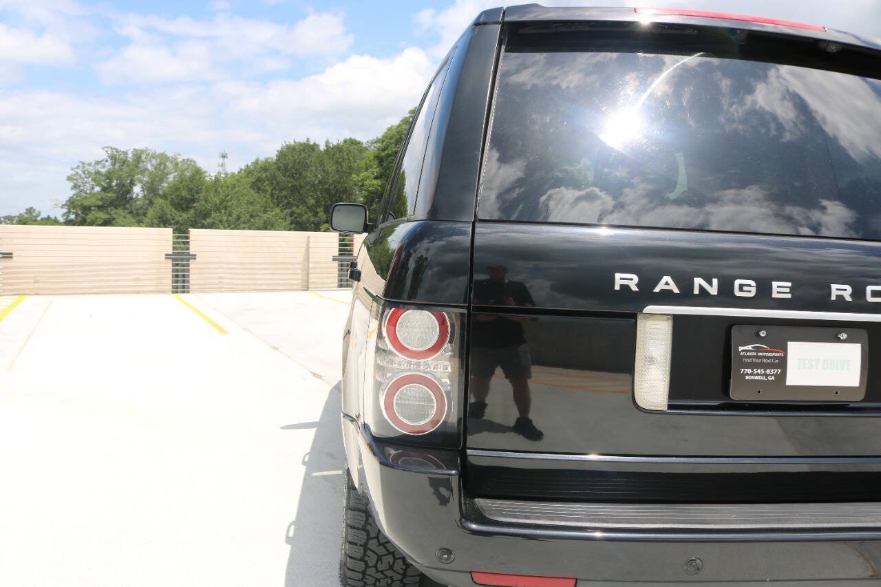 Used 2012 Land Rover Range Rover Supercharged AWD/4WD image 10