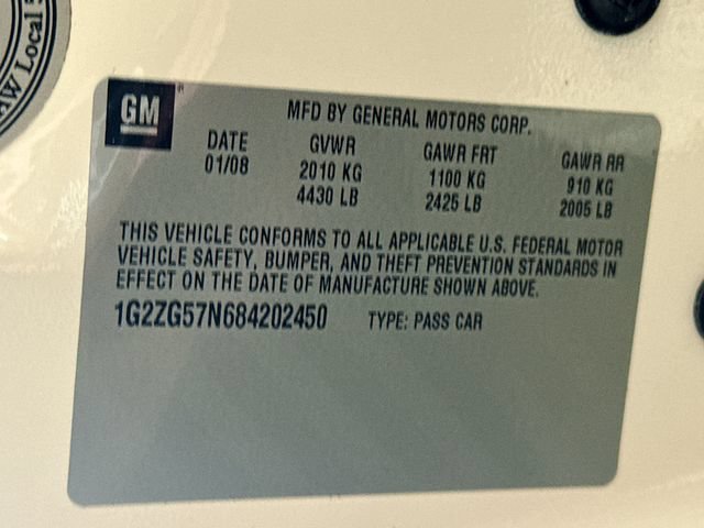 Used 2008 Pontiac G6 Sedan w/ Sport Package FWD image 27