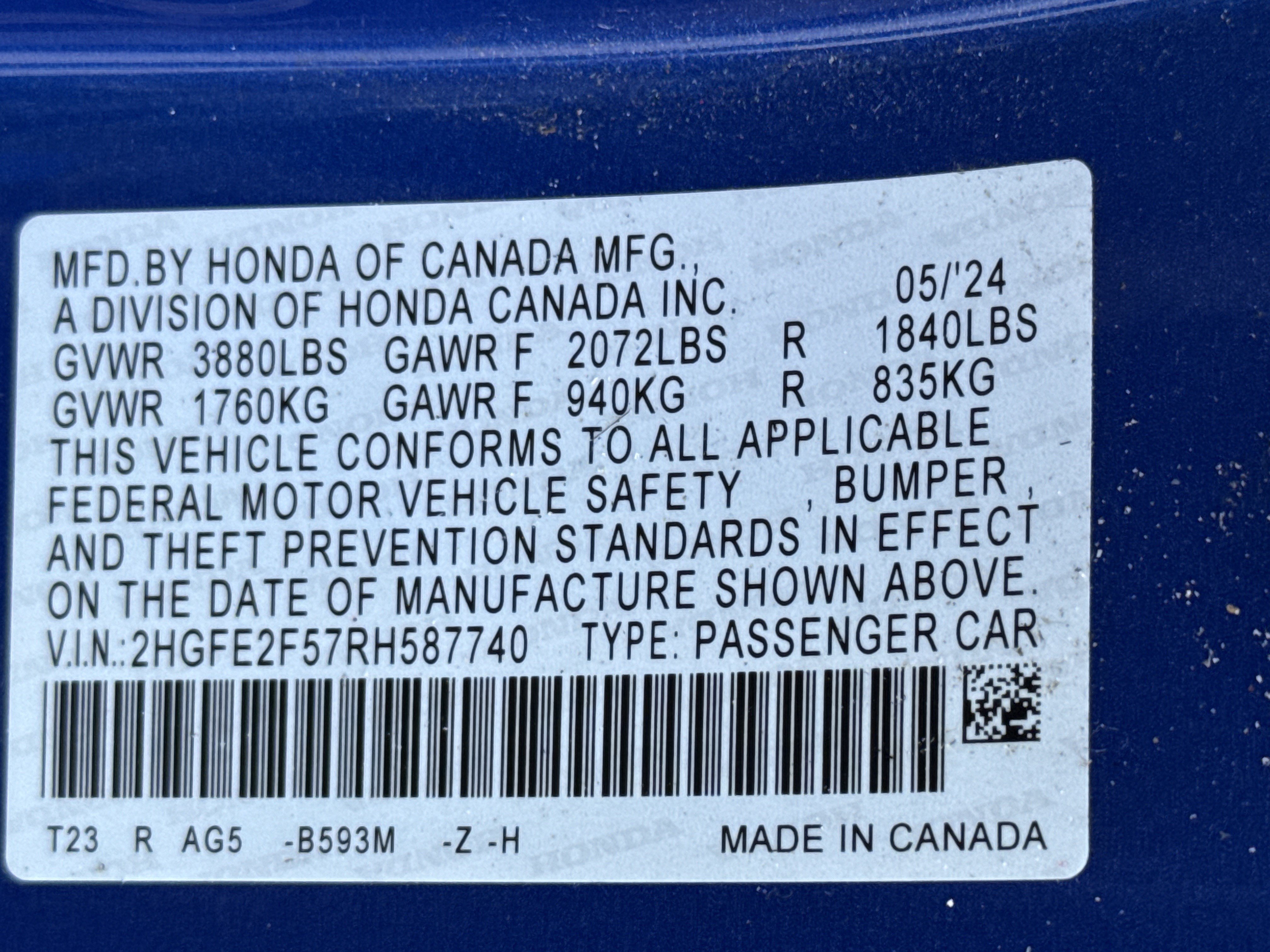 Used 2024 Honda Civic Sport image 32