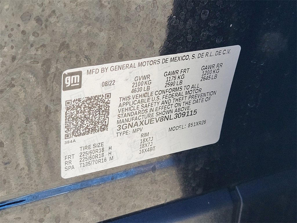 Used 2022 Chevrolet Equinox LT image 28