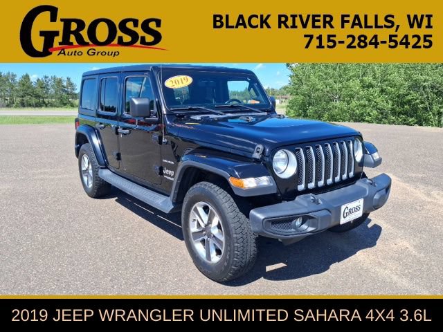 Used 2019 Jeep Wrangler Unlimited Sahara w/ Uconnect 4C Nav & Sound Group