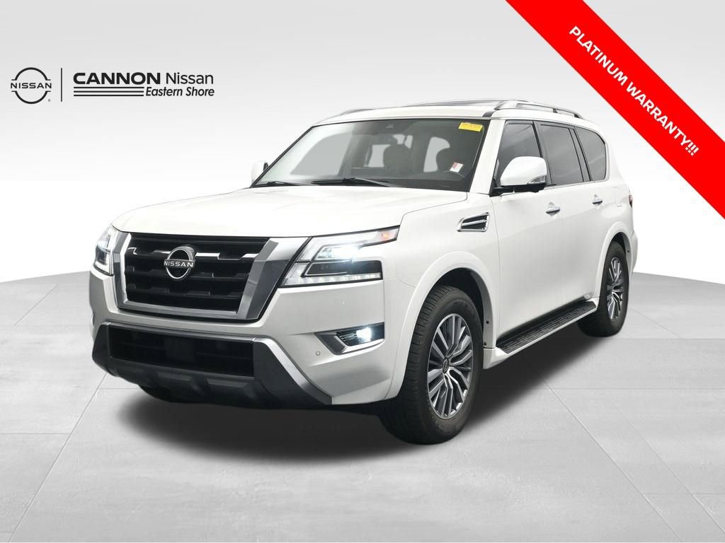 Used 2023 Nissan Armada SL w/ Captain's Chairs Package image 1