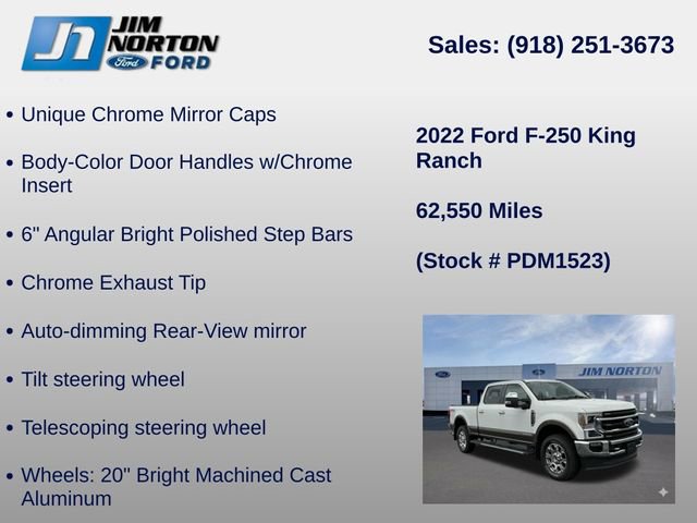 Used 2022 Ford F250 King Ranch w/ Chrome Package image 42