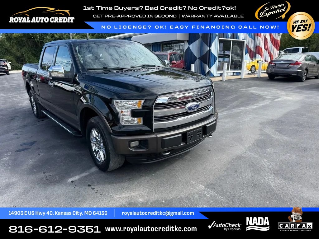 Used 2016 Ford F150 Lariat w/ Equipment Group 501A Mid AWD/4WD image 2