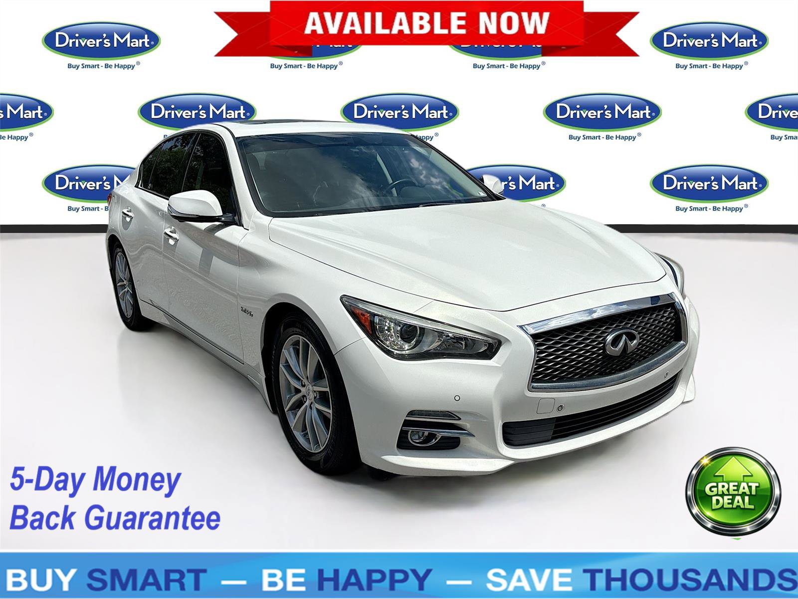 Used 2014 INFINITI Q50 Premium w/ Deluxe Technology Package RWD image 1