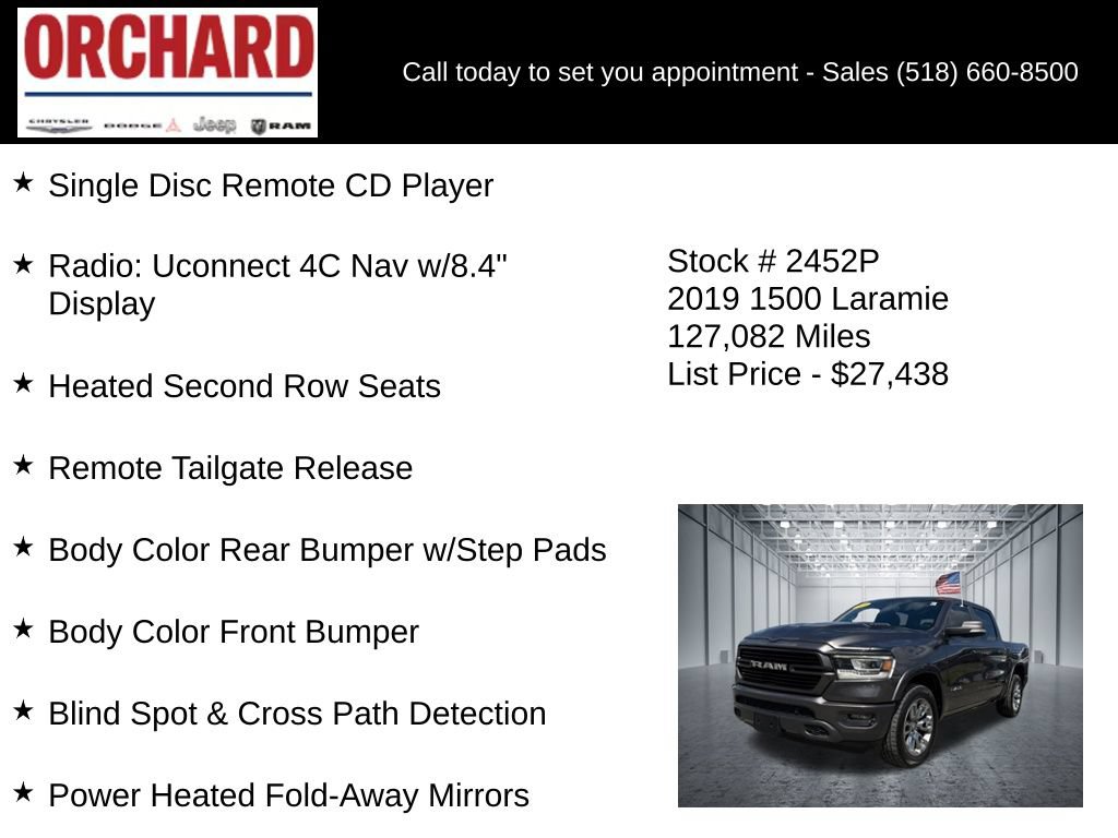 Used 2019 RAM 1500 Laramie AWD/4WD image 25