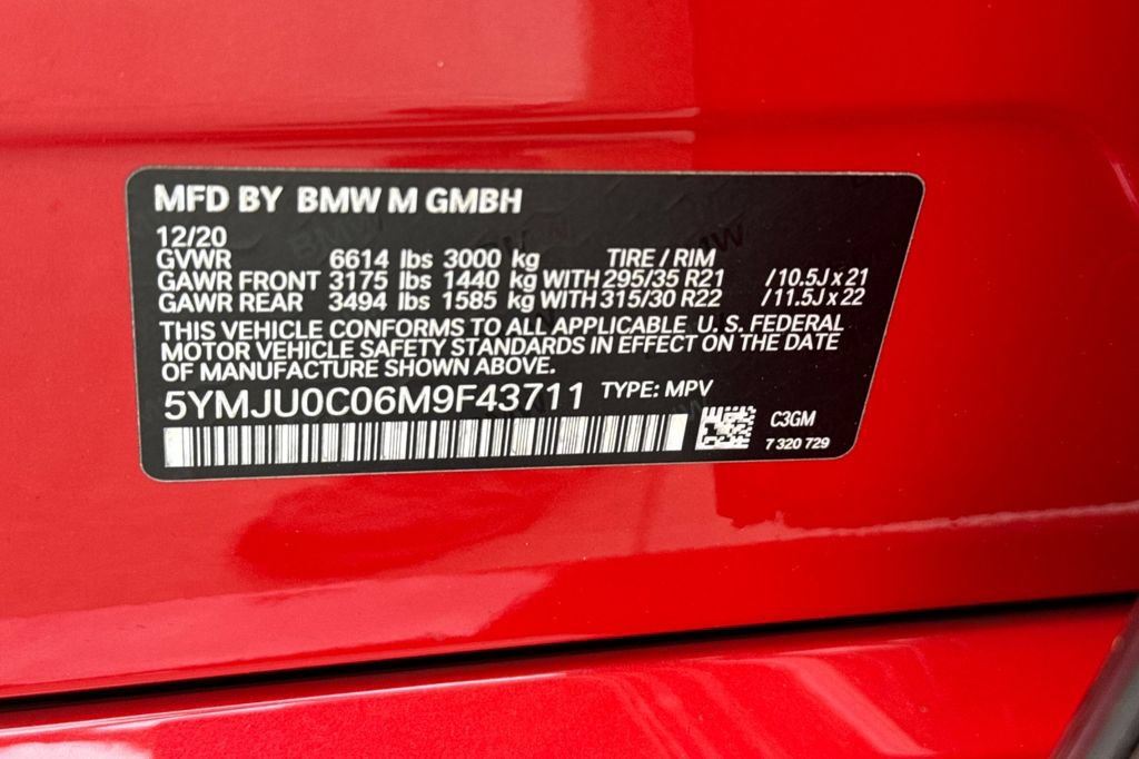 Used 2021 BMW X5 M w/ Competition Package AWD/4WD image 38