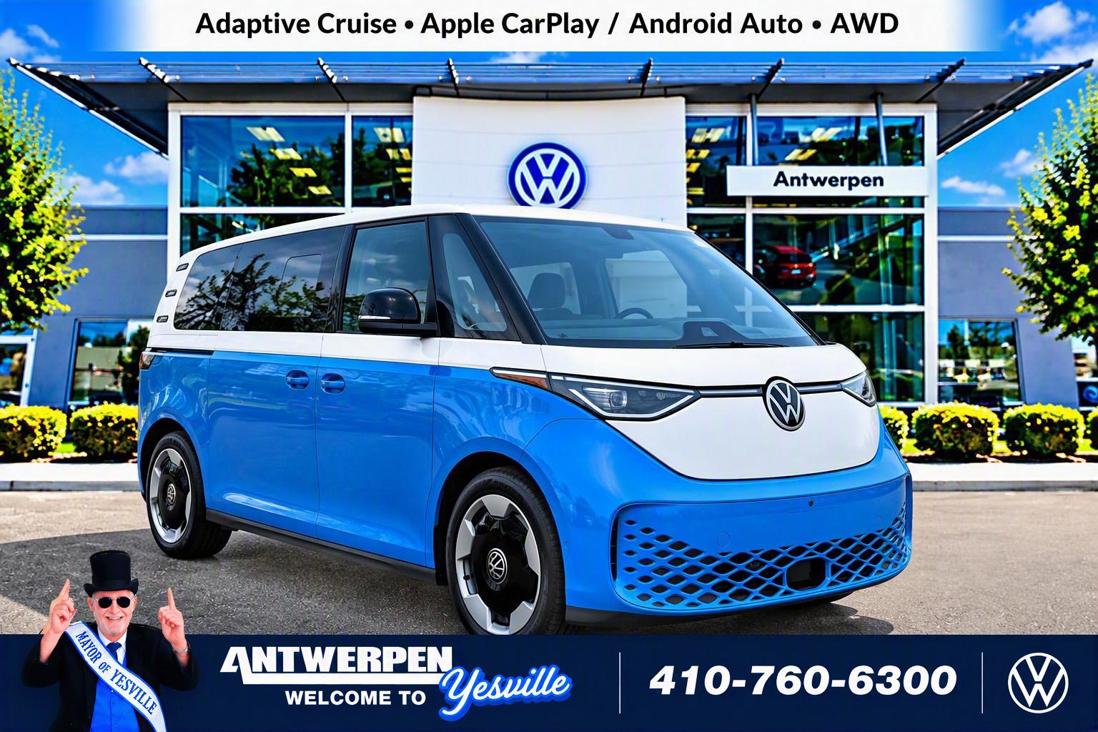 Used 2025 Volkswagen ID. Buzz Pro S Plus w/ Cupholders Package