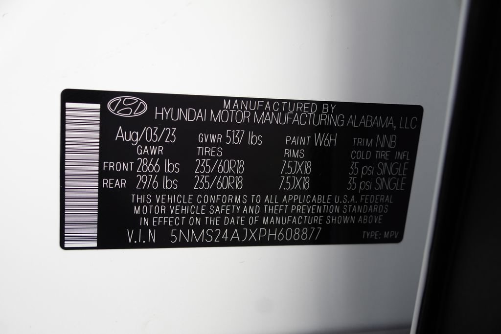 Certified 2023 Hyundai Santa Fe SEL w/ Cargo Package FWD image 38