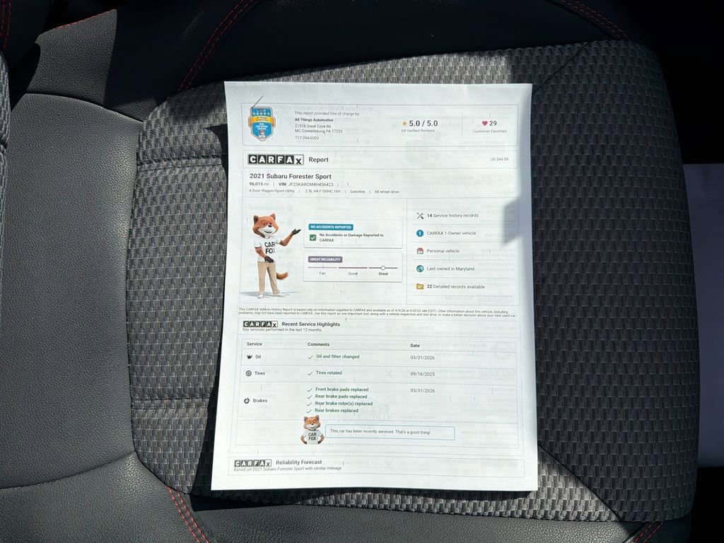Used 2021 Subaru Forester Sport AWD/4WD image 44