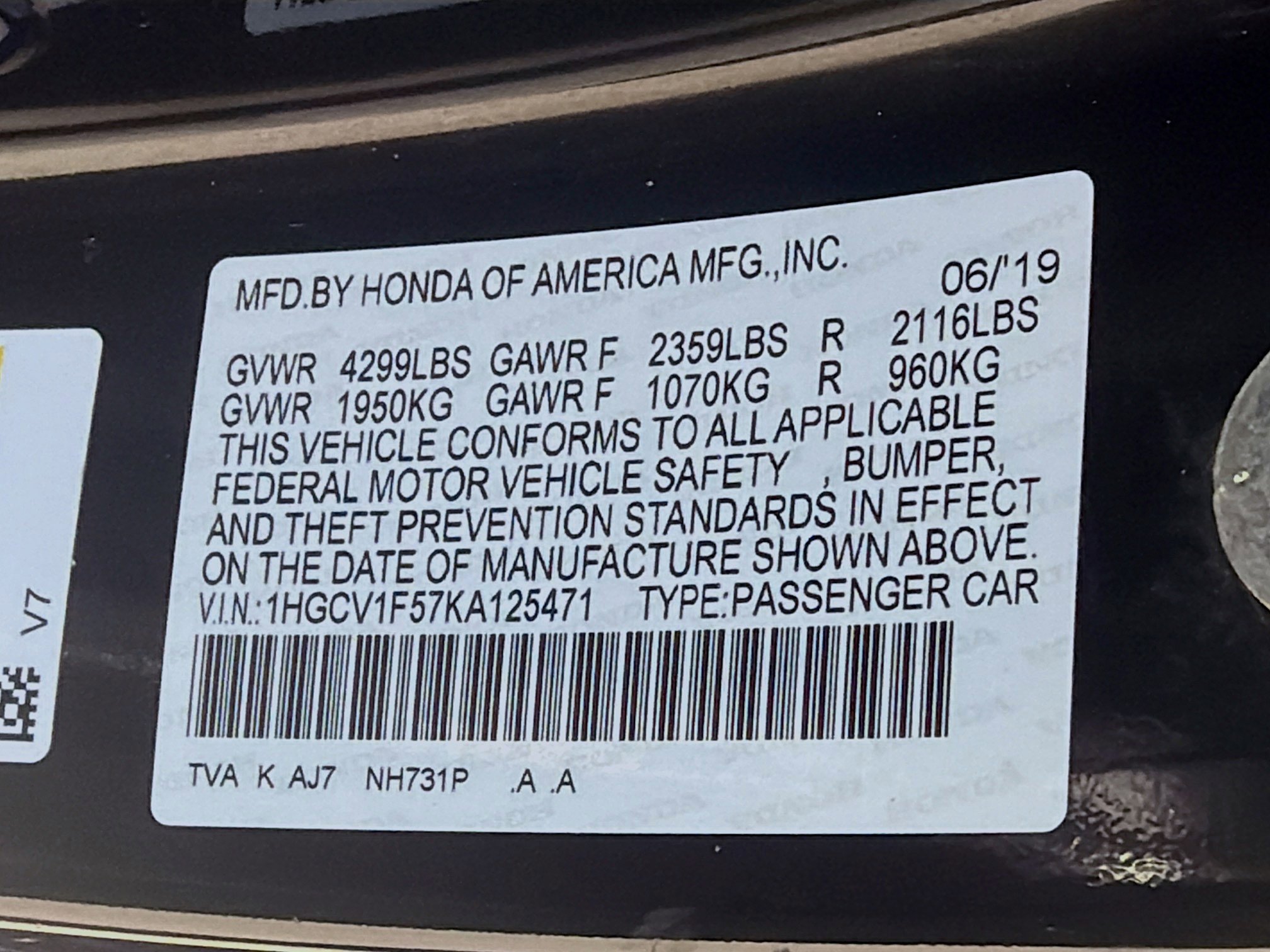 Used 2019 Honda Accord EX-L image 39