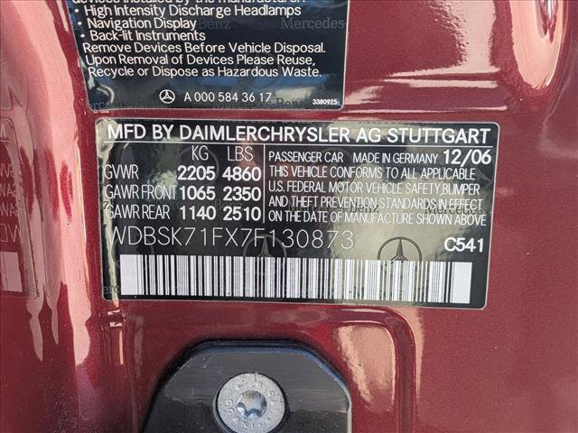 Used 2007 Mercedes-Benz SL 550 image 15
